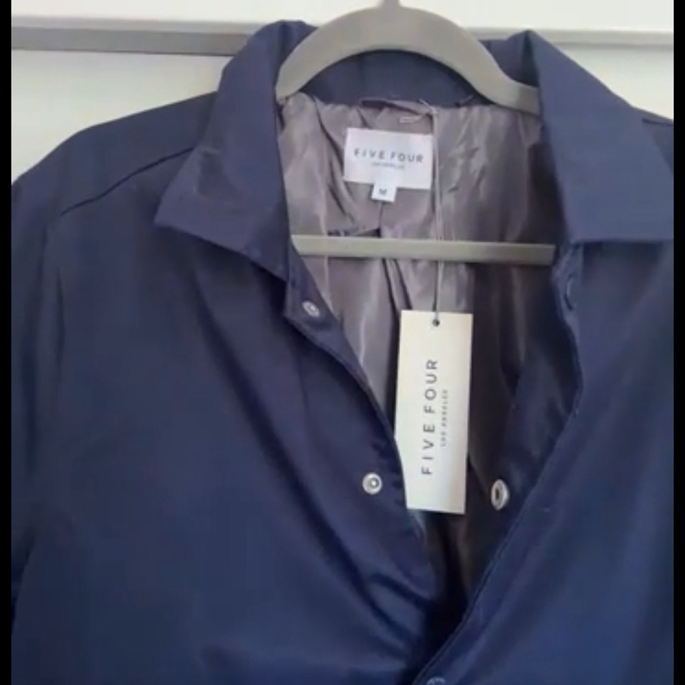 NWT - Five Four Abberton Utility / Rain Jacket - Navy - Size Men’s M
